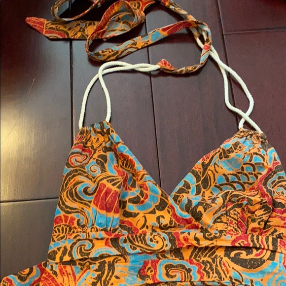 Anthropologie halter dress with removable belt - Picture 3 of 4
